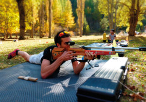 Activité biathlon été à Névache, Clarée